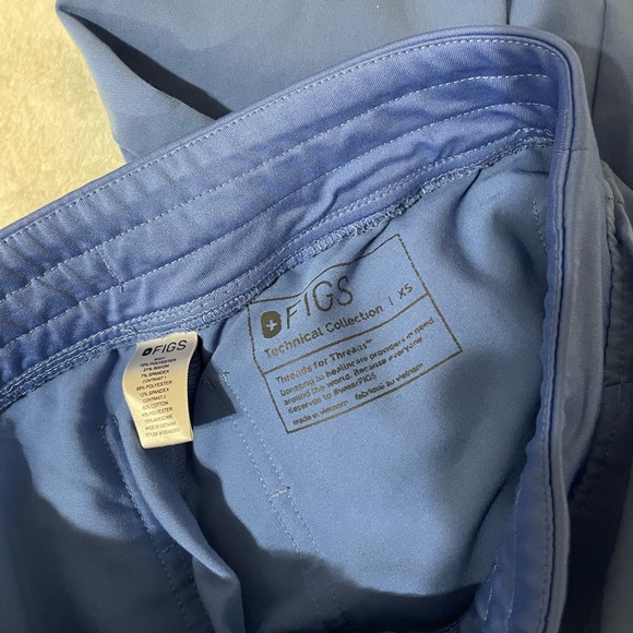 Figs Blue Zamora Jogger Scrub Pants - Picture 4 of 4